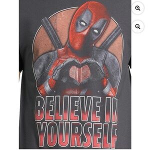 💕5/$15 Marvel Gray Short Sleeve Tee Believe in Yourself